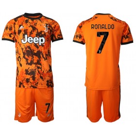 Jalkapallo Pelipaidat Juventus Cristiano Ronaldo 7 Lasten 3 Paita 2020-2021 Lyhythihainen